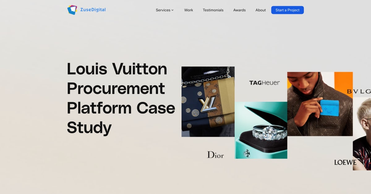 Louis Vuitton Procurement Digital Transformation Case Study